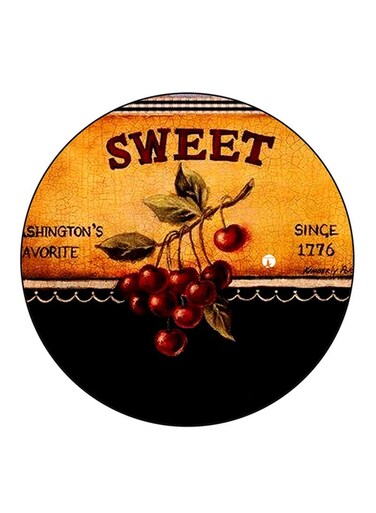 Vintage Art Printed Fridge Magnet Multicolour