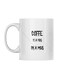 Printed Mug White/Black 350ml