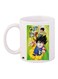 Dragon Ball Printed Coffee Mug White/Green/Yellow 11ounce