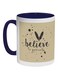 Believe In Yourself Quotes Printed Coffee Mug White/Beige/Black 11ounce
