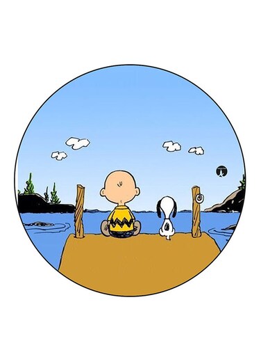 Snoopy Printed Fridge Magnet Multicolour