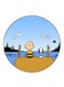 Snoopy Printed Fridge Magnet Multicolour