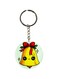 Double Sided Bell Printed Keychain