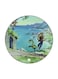 Anime Jazeerat Al Kanz Theme Printed Fridge Magnet Blue/Green/Red