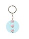 Heart Printed Keychain
