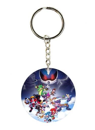 Sonic Printed Keychain