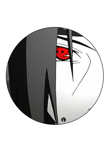 Anime Naruto Printed Fridge Magnet Round Multicolour