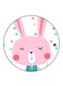 Rabbit Printed Fridge Magnet Multicolour