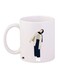 Printed Coffee Mug White/Black/Blue