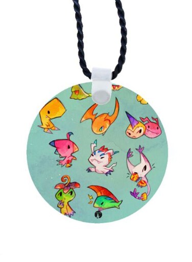 Printed Car Mirror Pendant