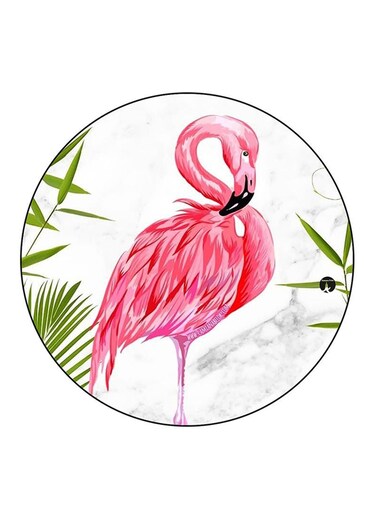Flamingo Printed Fridge Magnet Multicolour