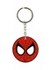 Double Sided Spiderman Printed Keychain Red/Black/Silver