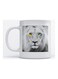 Mug Lion for Coffee and Tea White