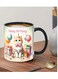RYN&reg; Happy Birthday Cat 11oz Porcelain Mug - Perfect for Coffee, Milk, Juice   Ideal Gift for Couples, Spouses, Girlfriends, Boyfriends on Valentine's Day, Christmas &amp; More