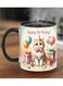 RYN&reg; Happy Birthday Cat 11oz Porcelain Mug - Perfect for Coffee, Milk, Juice   Ideal Gift for Couples, Spouses, Girlfriends, Boyfriends on Valentine's Day, Christmas &amp; More
