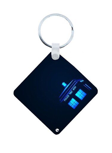 Doctor Who Wooden Keychain