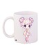 Cartoon Printed Coffee Mug White/Pink/Beige 11ounce