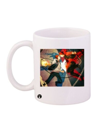 Infamous Second Son Video Game Printed Mug White/Red/Blue