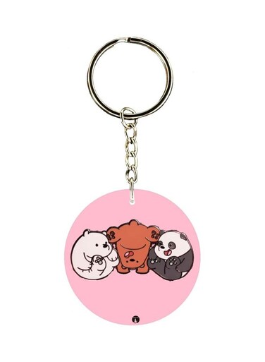 Panda Printed Keychain