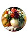 Flowers Printed Fridge Magnet Multicolour