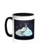 Crescent Of Ramadan Printed Coffee Mug Black/White 11ounce