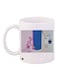 The Pink Panther Printed Coffee Mug White/Pink/Blue 11ounce