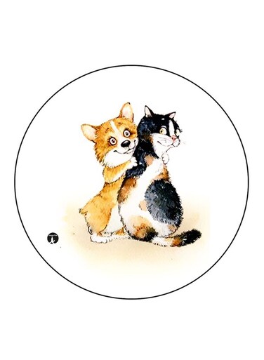 Animals Printed Fridge Magnet Multicolour