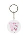 Alphabet W Kitty Cartoon Themed Keychain
