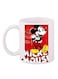 Mickey Mouse Printed Coffee Mug White/Black/Yellow 11ounce