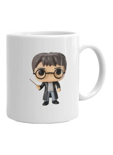 Harry Potter Printed Mug White/Black/Beige Standard