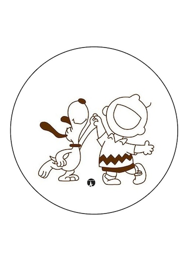 Snoopy Printed Fridge Magnet Multicolour