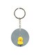 Cartoon Themed Single Sided Keychain