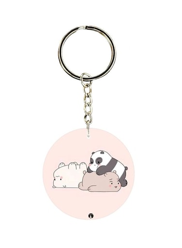 Cartoon Character Printed Keychain