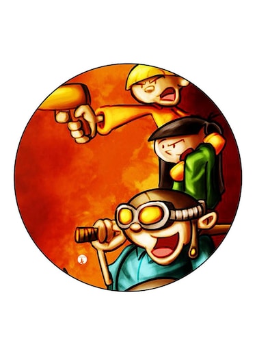 The Kids Next Door Printed Fridge Magnet Multicolour