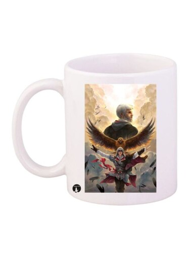 Assassin's Creed Scene Printed Coffee Mug Multicolour