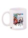 Printed Coffee Mug White/Red/Blue 11ounce