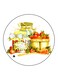 Food Printed Fridge Magnet Multicolour