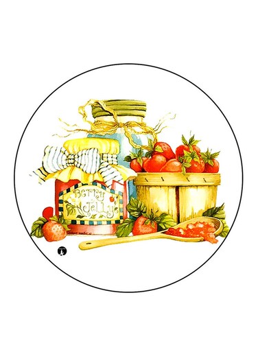 Food Printed Fridge Magnet Multicolour