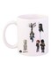Assassin's Creed Character Printed Mug White/Black/Blue Standard Size