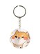 Fox Printed Double Sided Keychain