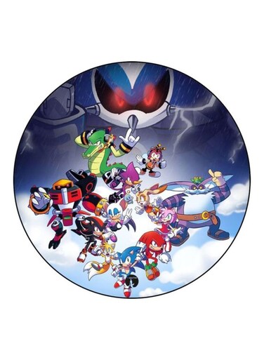 Sonic Printed Fridge Magnet Blue/Red/White