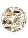 Coffee Printed Fridge Magnet Multicolour