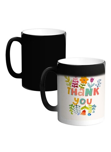 Heat Sensitive Magic Ceramic Mug Multicolour 12ounce