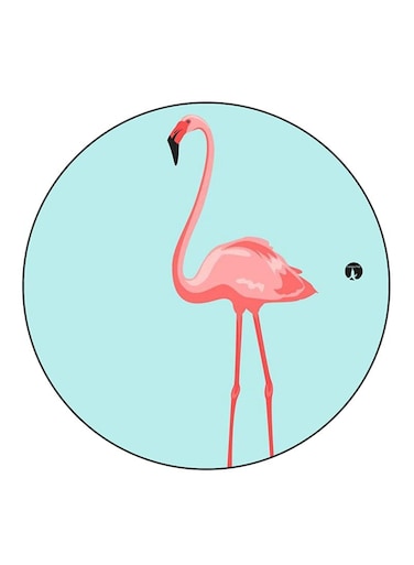Flamingo Printed Fridge Magnet Multicolour