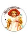 Baby Own Soap Printed Fridge Magnet Pink/Yellow/Red 5.5cm