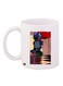 Cartoon Printed Coffee Mug White/Brown/Grey 11ounce