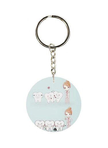 Cartoon Printed Keychain