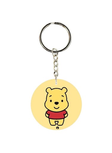 Cartoon Themed Single Sided Keychain