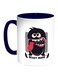 Best Mode Printed Coffee Mug Blue/White/Red