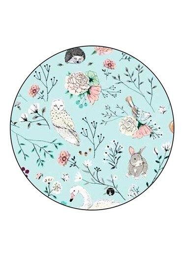 Animals Printed Fridge Magnet Round Multicolour
